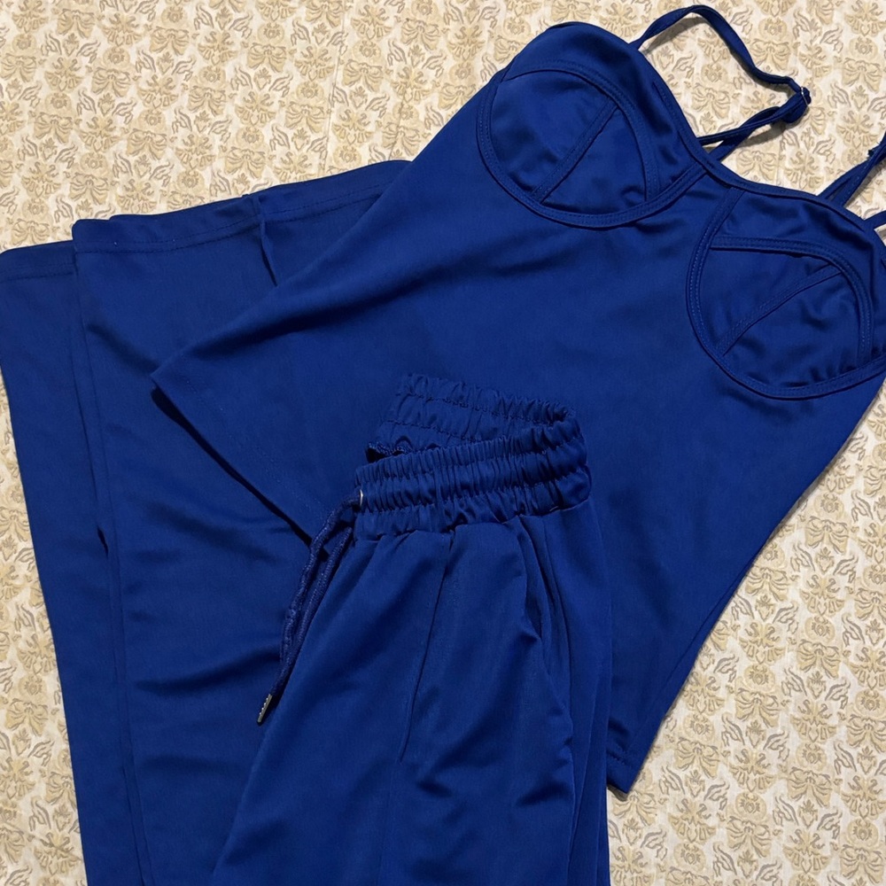 Vibrant Blue Two-Piece Set